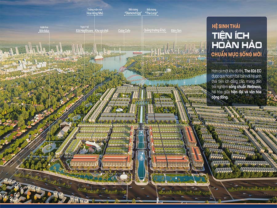 Khám phá tiện ích dự án The 826 ec long hậu