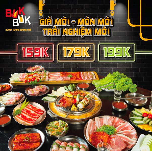 Buk Buk – Nhà hàng thịt nướng Hàn Quốc