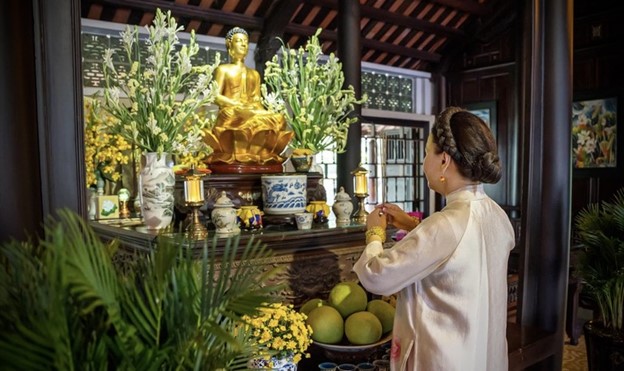 Không có bàn thờ Phật vẫn có thể tụng kinh miễn là lòng thành