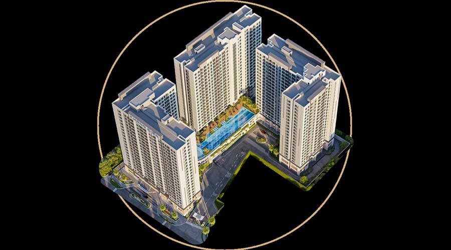 Những căn hộ chung cư 1 đến 3 phòng ngủ đa dạng diện tích